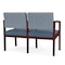 Lesro Lenox 2 Seat Tandem Seating W/ Arm, 44 in W 26 in L 31.5 in H LW2103 - alternate 3